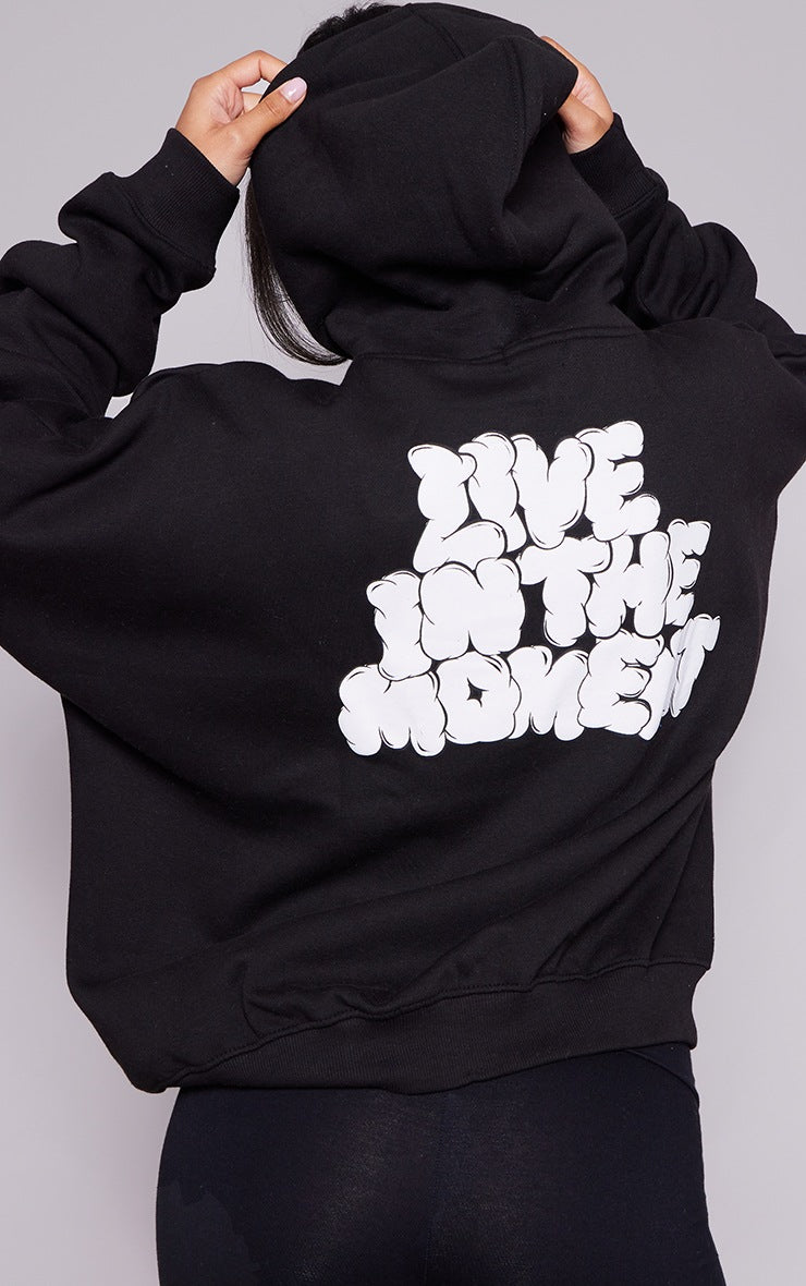 Live in the Moment Oversized Hoodie