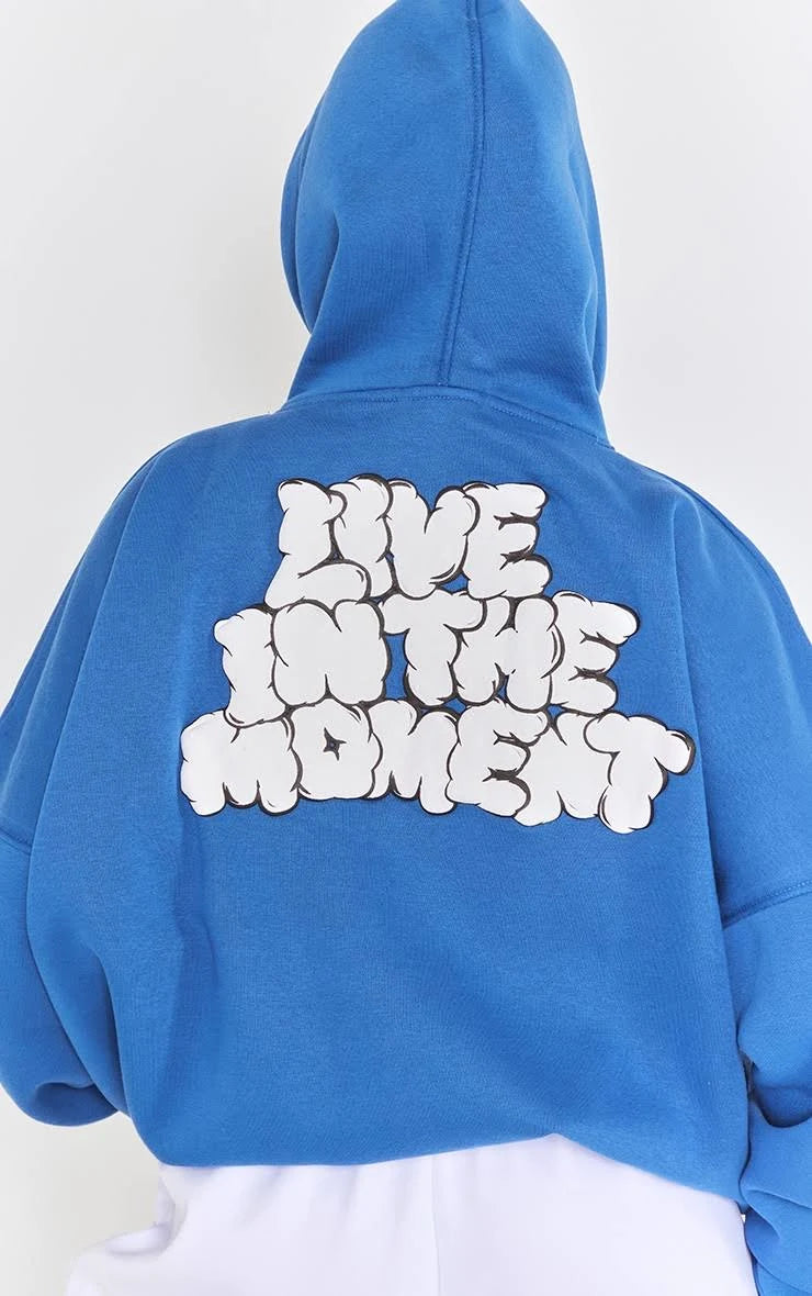 Live in the Moment Oversized Hoodie