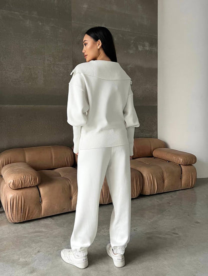 Half-Zip Knit Co-Ord Set