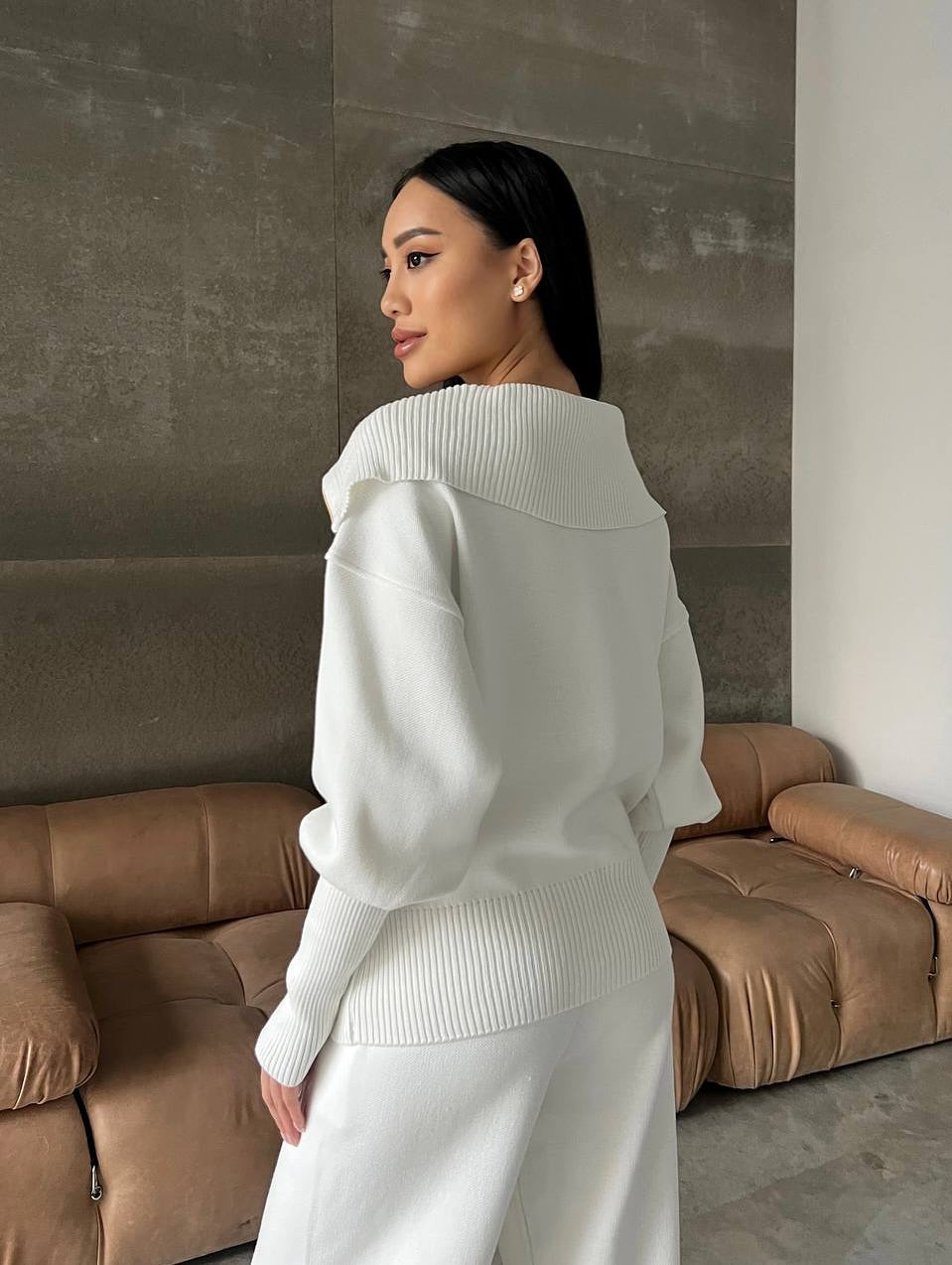 Half-Zip Knit Co-Ord Set