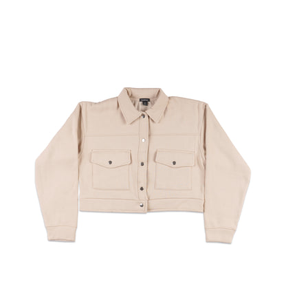 Neutral Utility Cropped Jacket